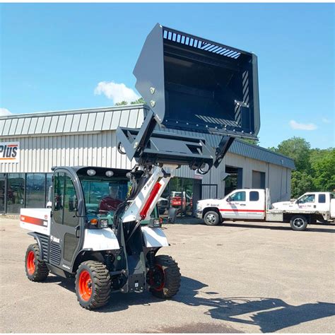 skid steer high dump bucket|dirt bucket for skid steer.